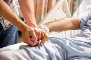 Hospital-holding-hands